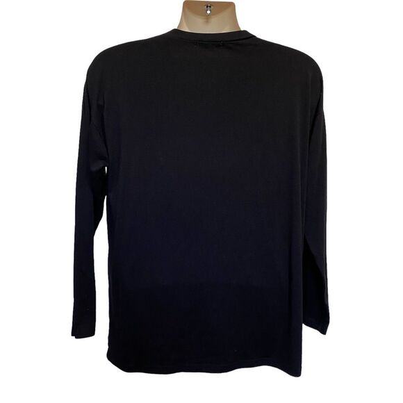 Lowrider Tee Shirt Roll On Down The Highway Graphic Long Sleeve Black Sz L - Picture 2 of 10